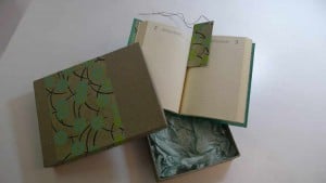 Agenda Permanente de Piel color verde