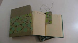 Agenda Permanente de Piel color verde