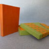 Agenda Diaria de Piel color naranja