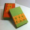 Agenda Diaria de Piel color naranja